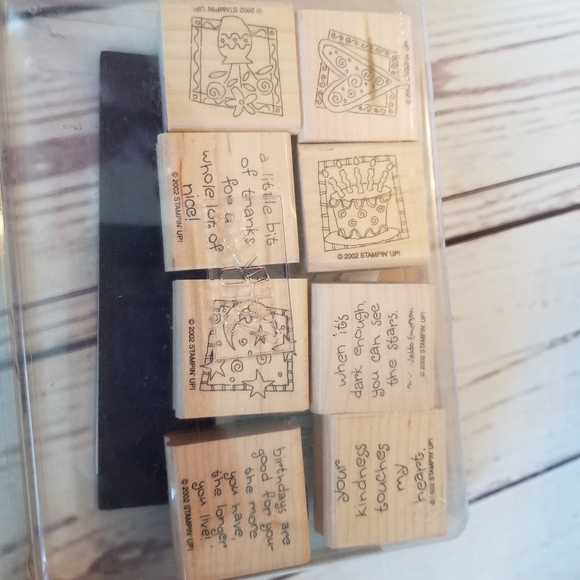 Huge Lot of 70 rubber stamps Stampin up! Vintage sets craft card scrapbooking - Picture 7 of 14